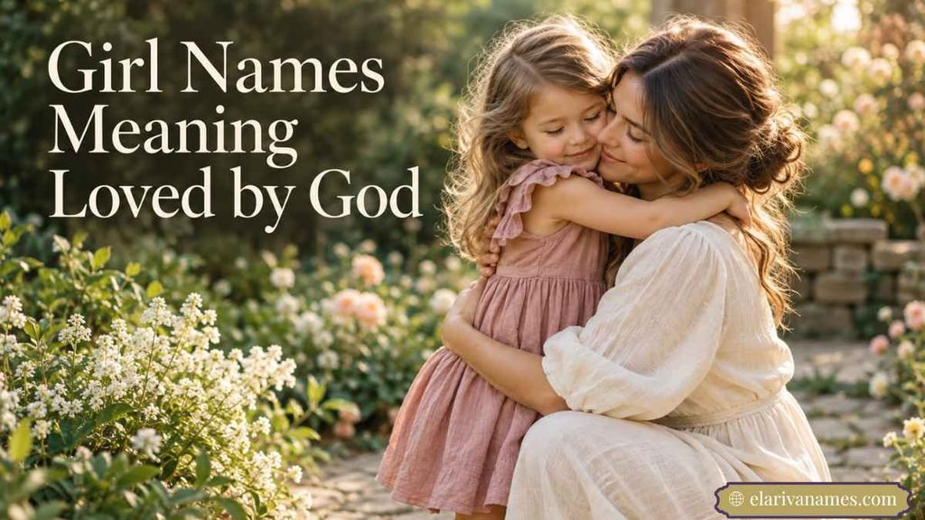 Girl Names That Mean Gift from God reflected in a tender family embrace.