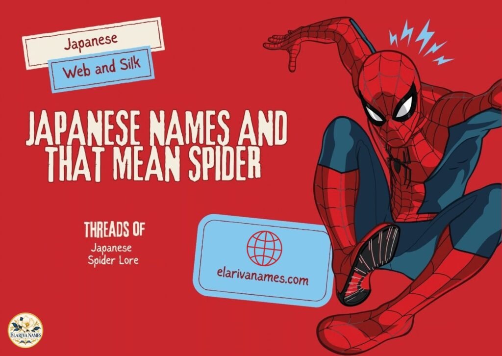 Japanese names that mean spider