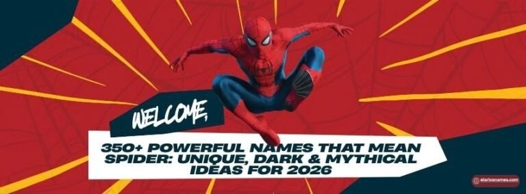 Names that mean spider web