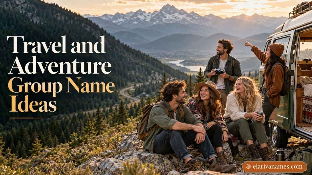 Group Name Ideas for Friends on a scenic mountain road trip together.